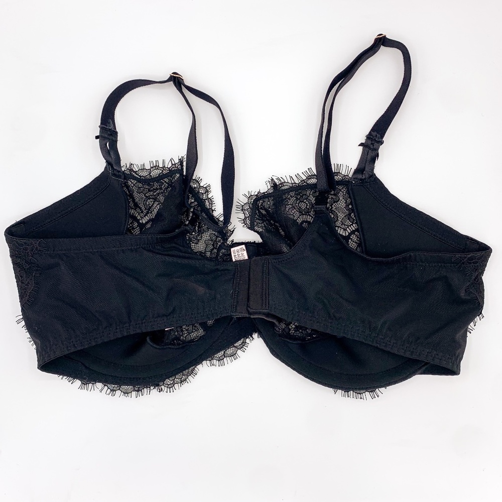 Victoria's Secret Black Lace Push-Up without Padding Bra - Picture 4 of 7